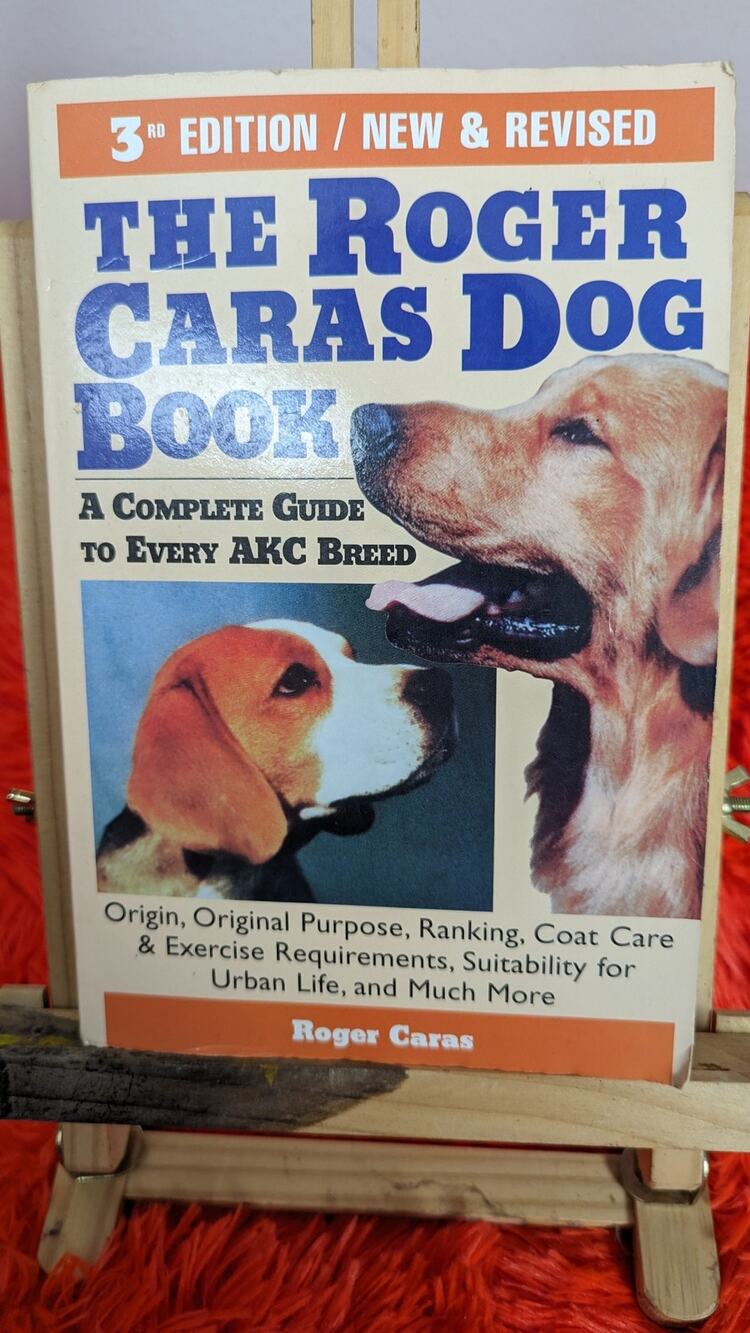 1996 The Roger Caras Dog Book A Complete Guide To Every AKC Breed 3rd ED PB